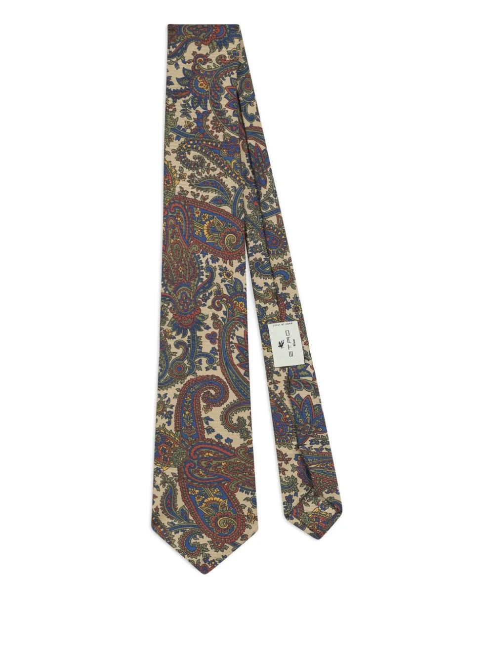 floral paisley silk tie - 1