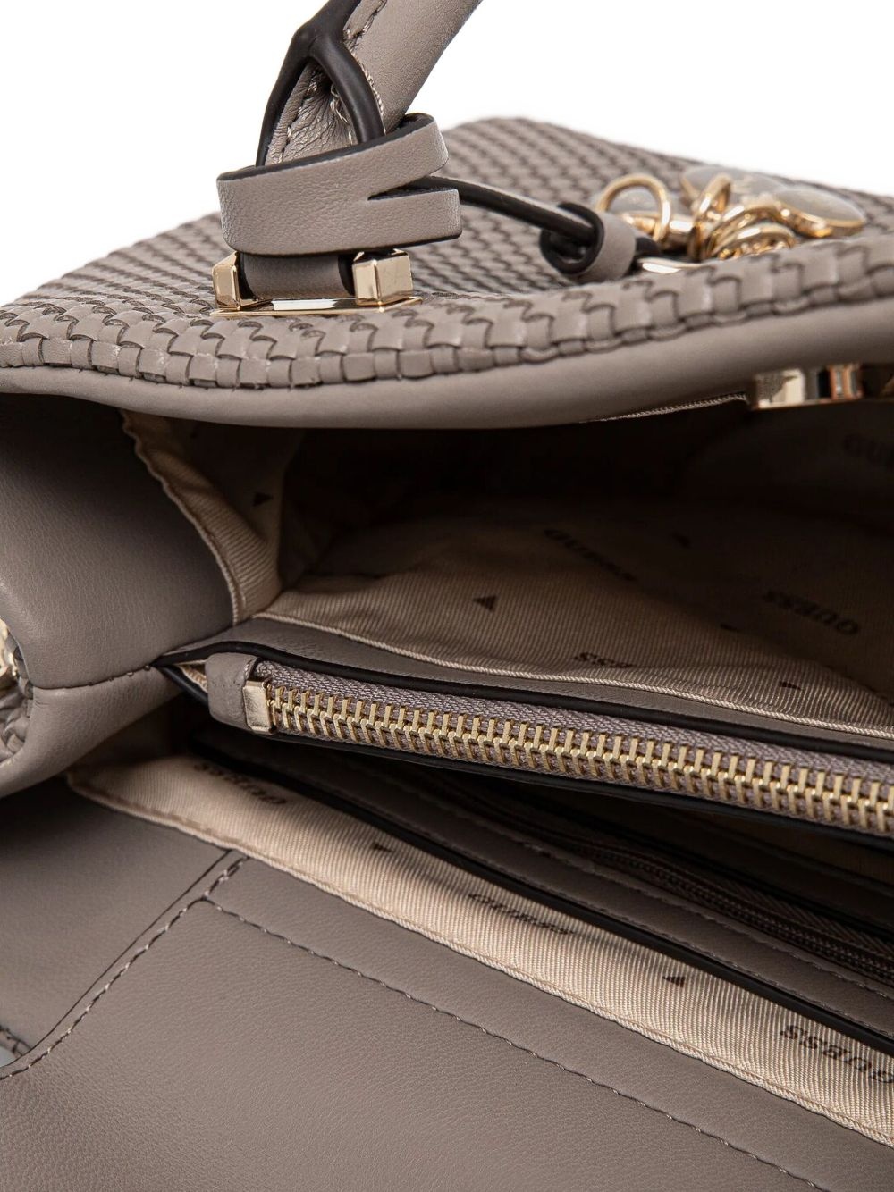 Phaedra woven texture handbag - 5
