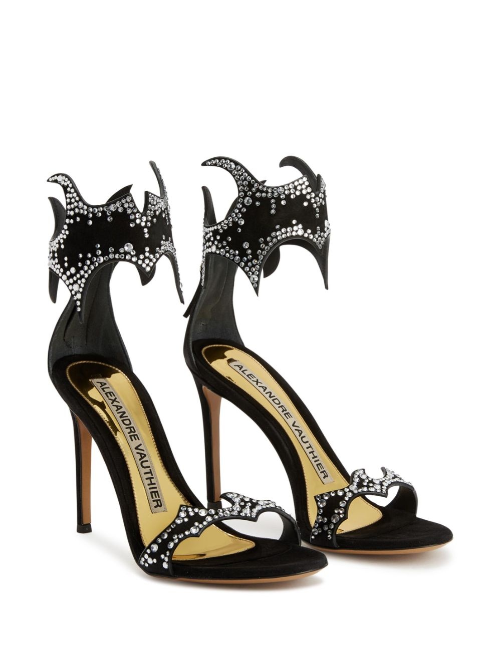 Betsy 105mm crystal-embellished sandals - 2