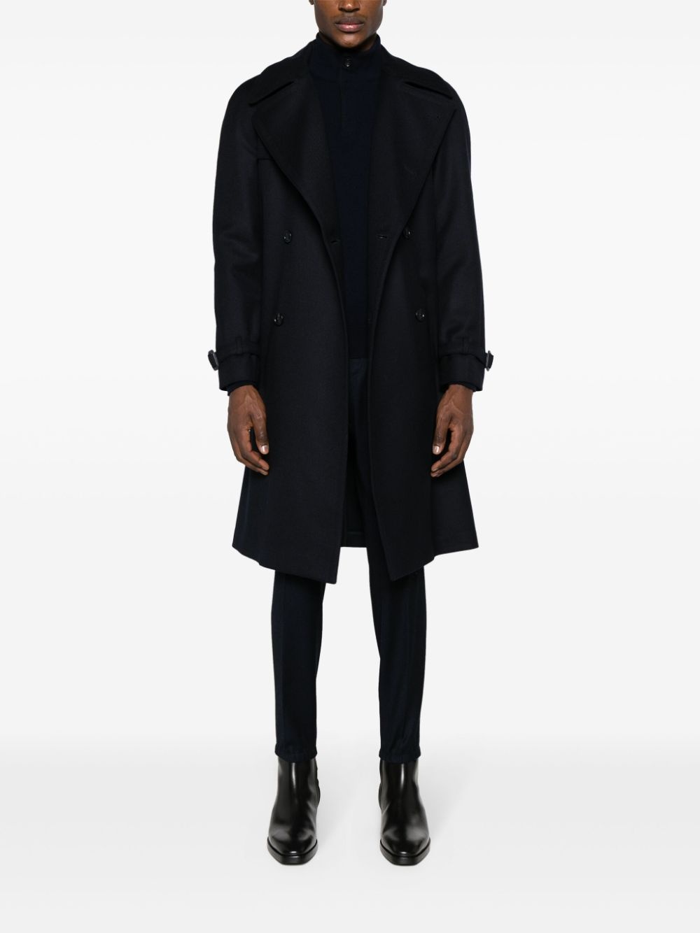 half-zip cashmere jumper - 2