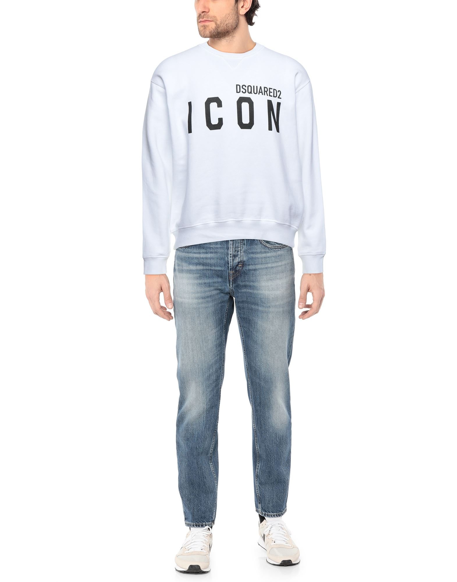 White Men's Sweatshirt - 2