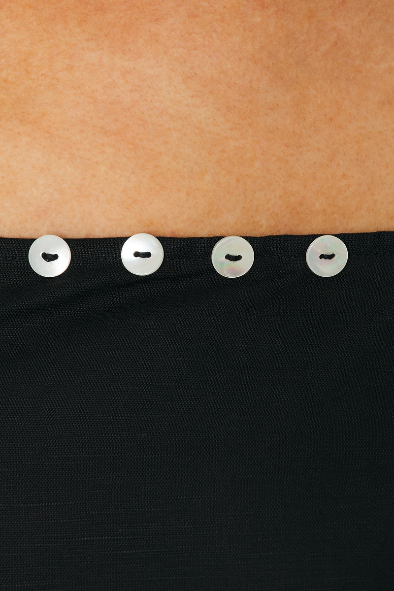 STAUD Laura Mini Linen Dress outlook