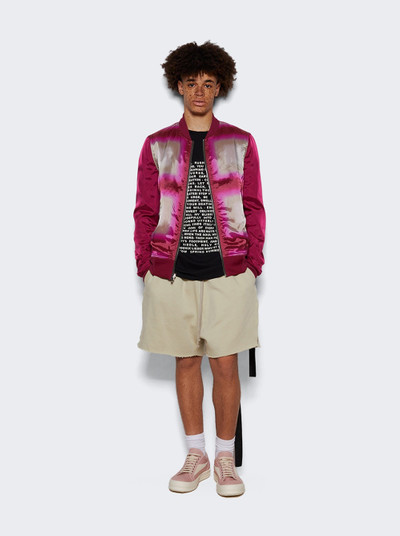 Rick Owens DRKSHDW DRKSHDW Jersey Trucker Cut Off Shorts Pearl outlook