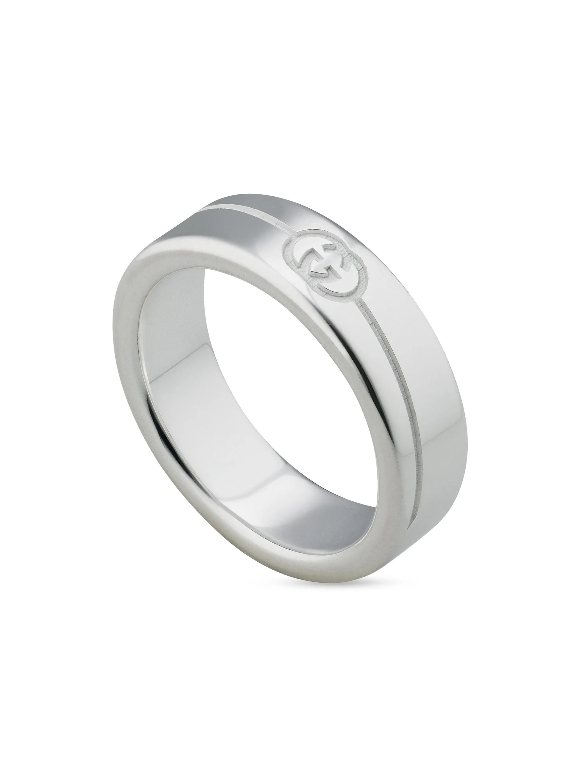 Men's Tag Ring - Silver - 1
