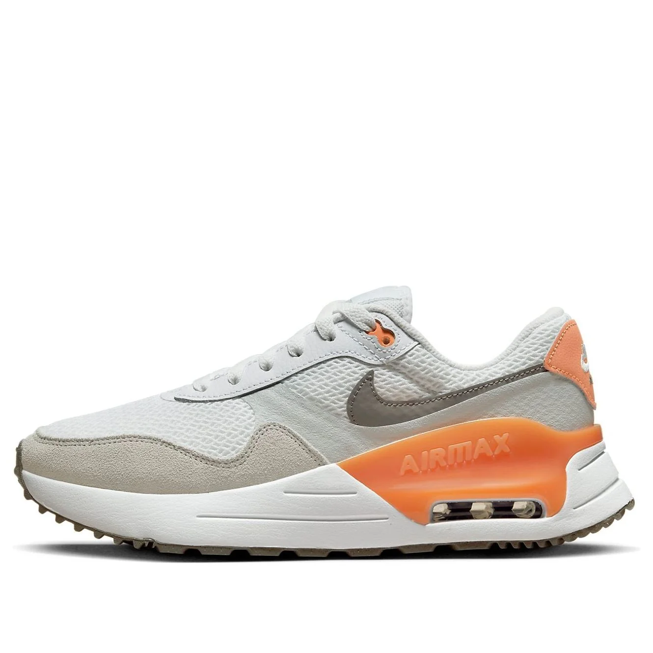 (WMNS) Nike Air Max SYSTM 'White Pure Platinum Orange Trance Flat Pewter' DM9538-102 - 1
