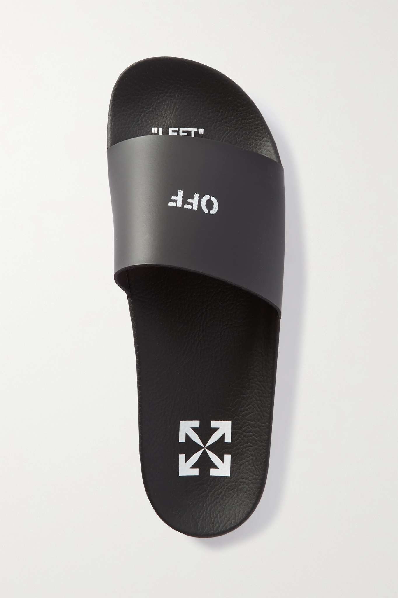 Logo-print rubber slides - 7