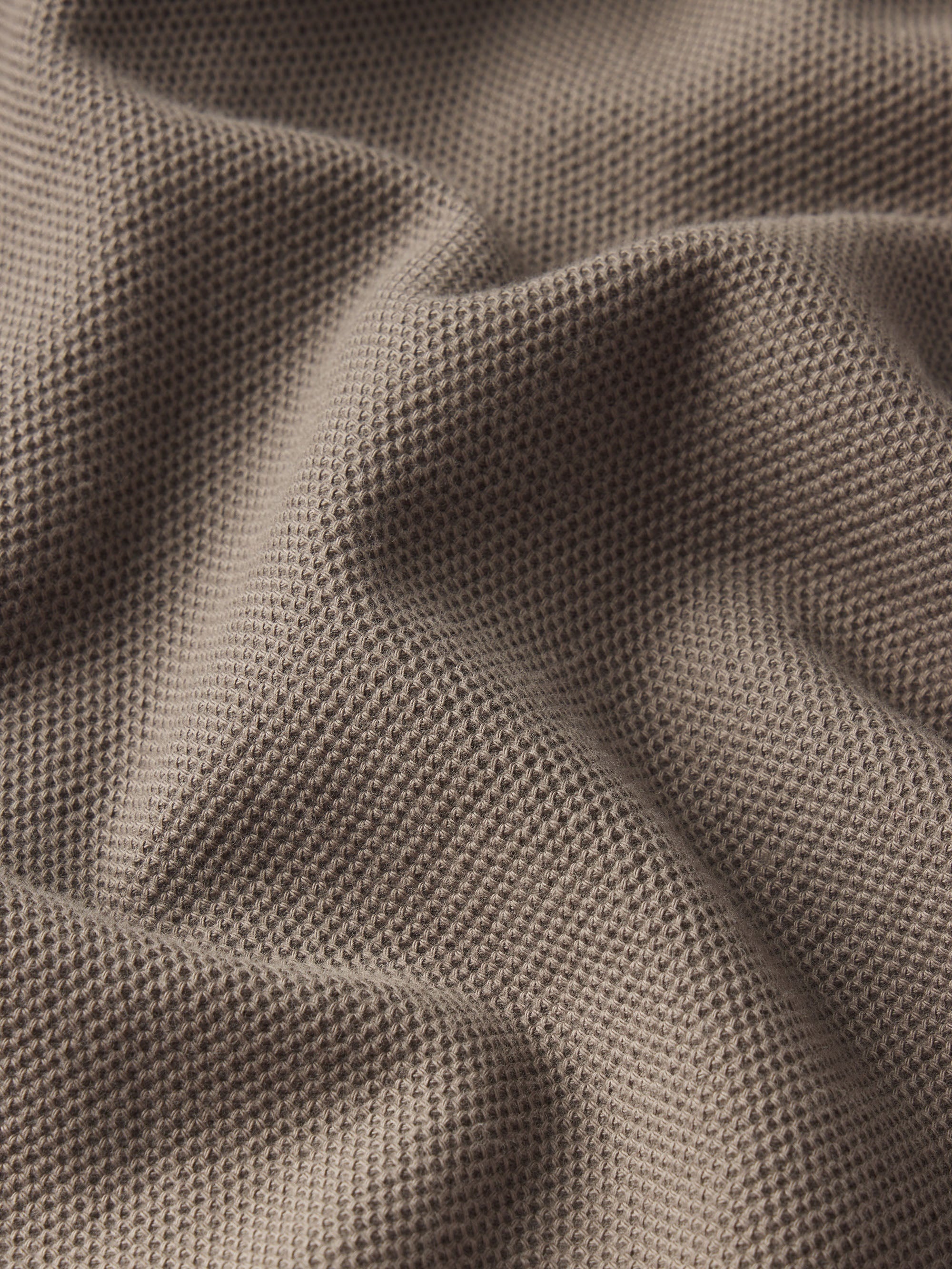 Jacquard Short Sleeve Relaxed Shirt in Dark Sage - 2