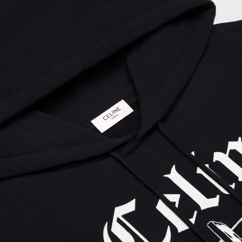 troubadour loose hoodie in cotton fleece 4