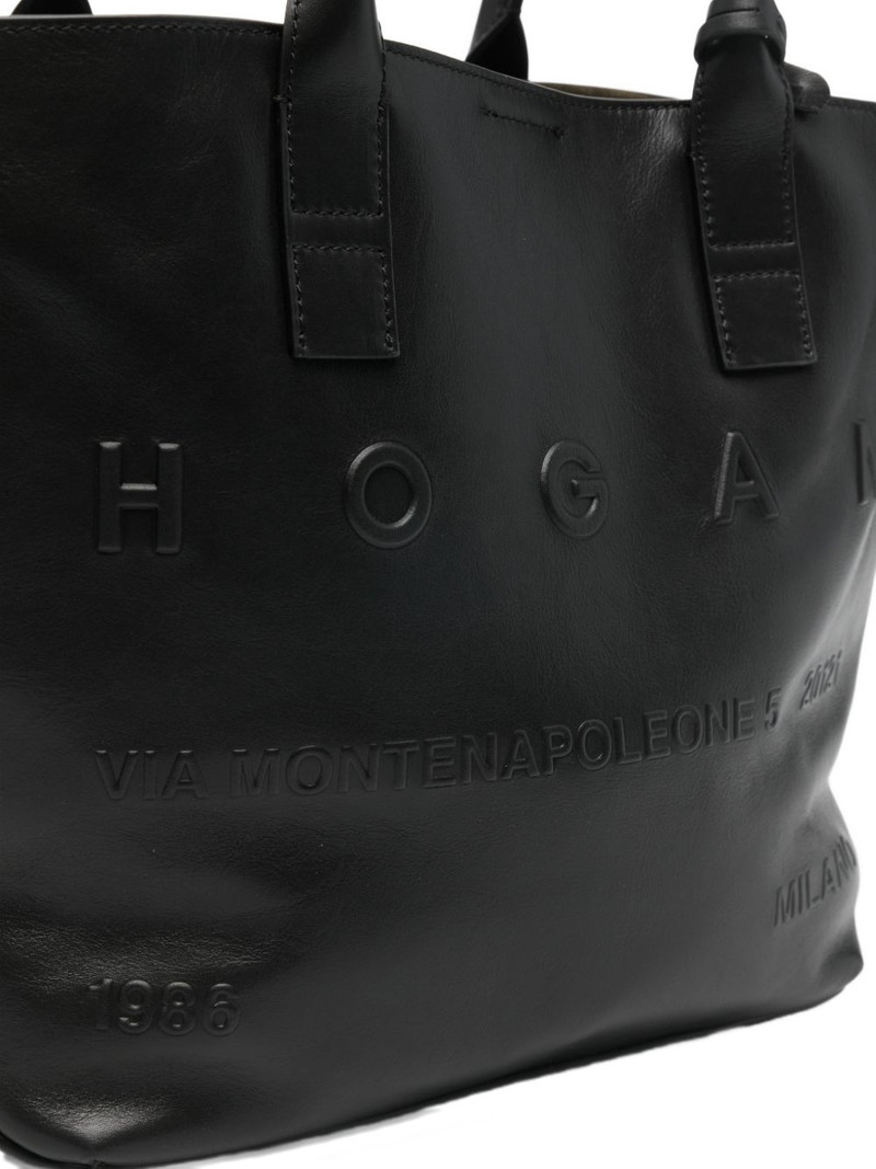 small Address embossed tote bag 4