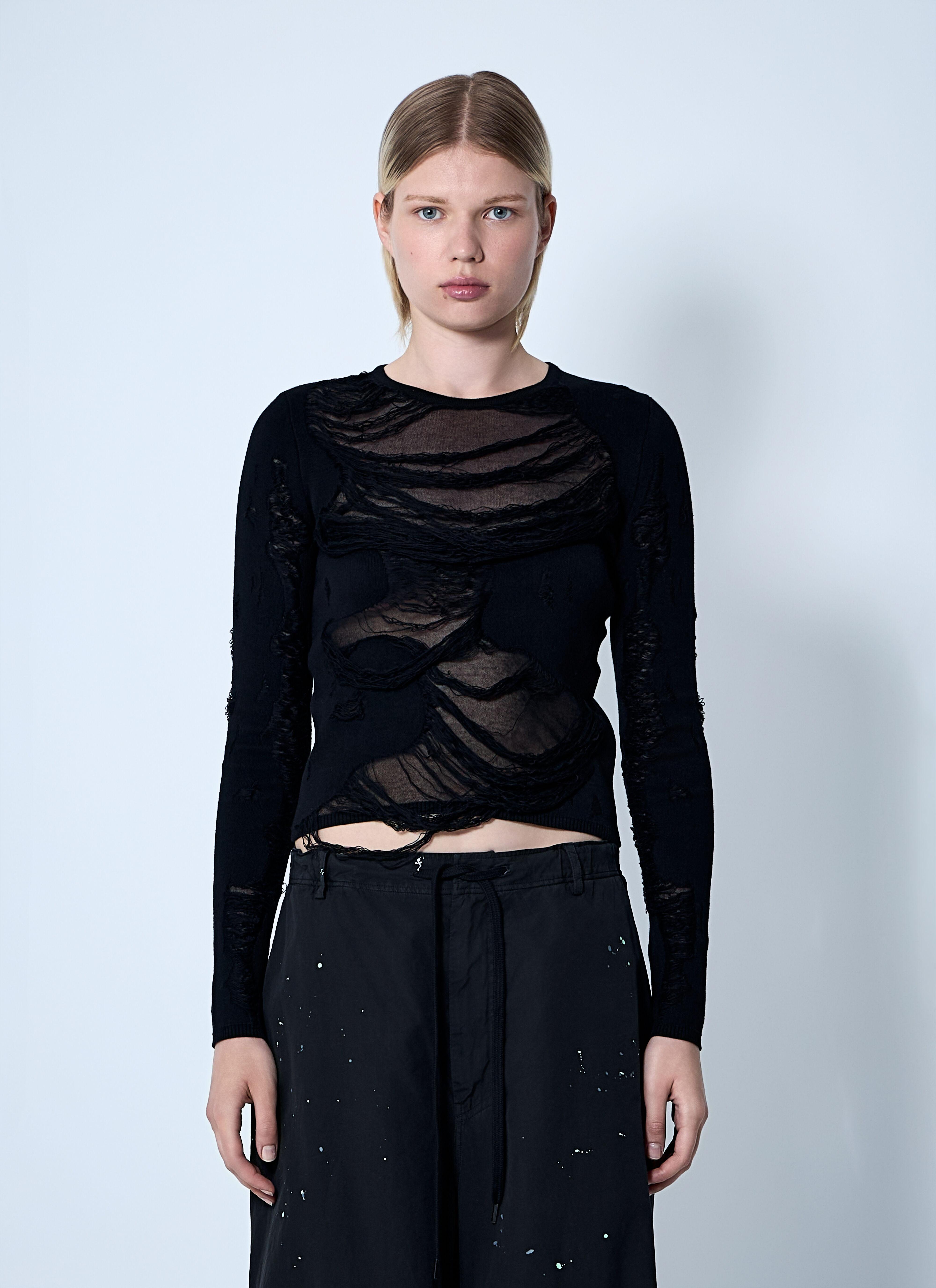 Distressed Sweater - 1