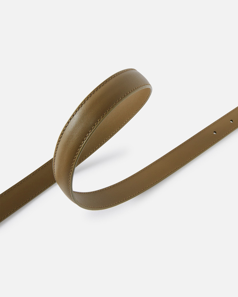 LOVE BIRDS THIN LEATHER BELT 2CM 4