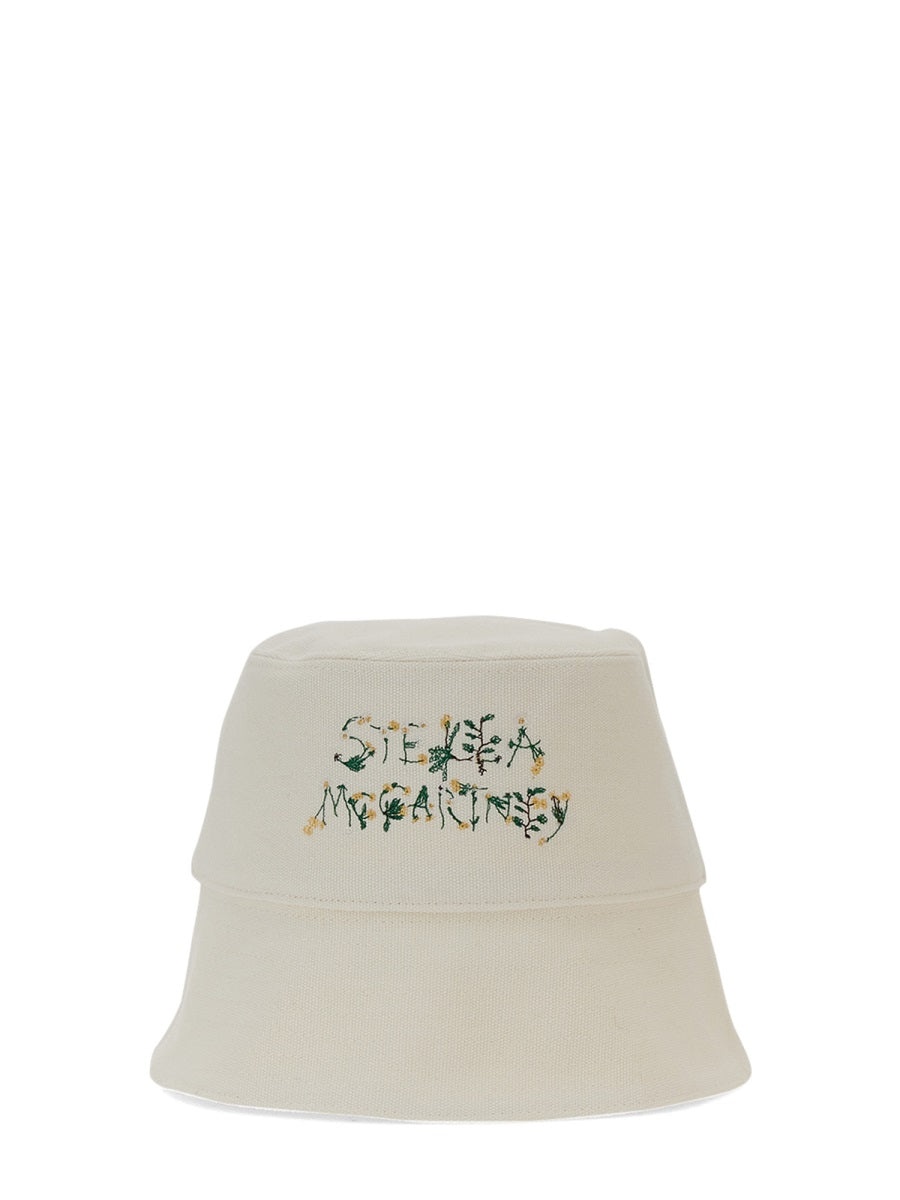 ハット Stella McCartney BUCKET HAT WITH LOGO (900453_WP01651830) Stella McCartney Stella Mccartney Women Bucket Hat With Logo