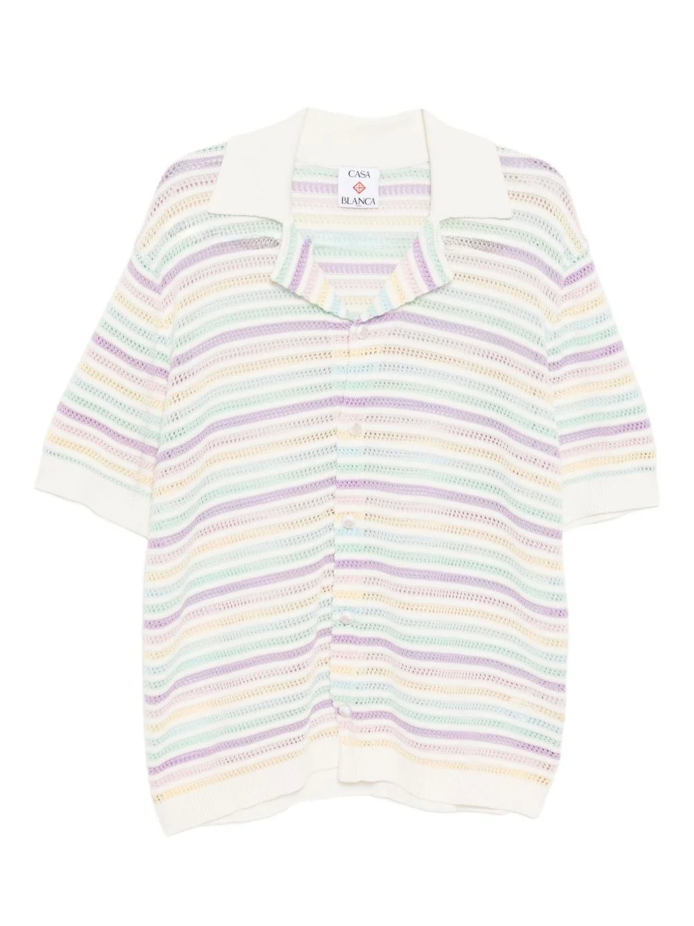 flower crochet shorts - 1