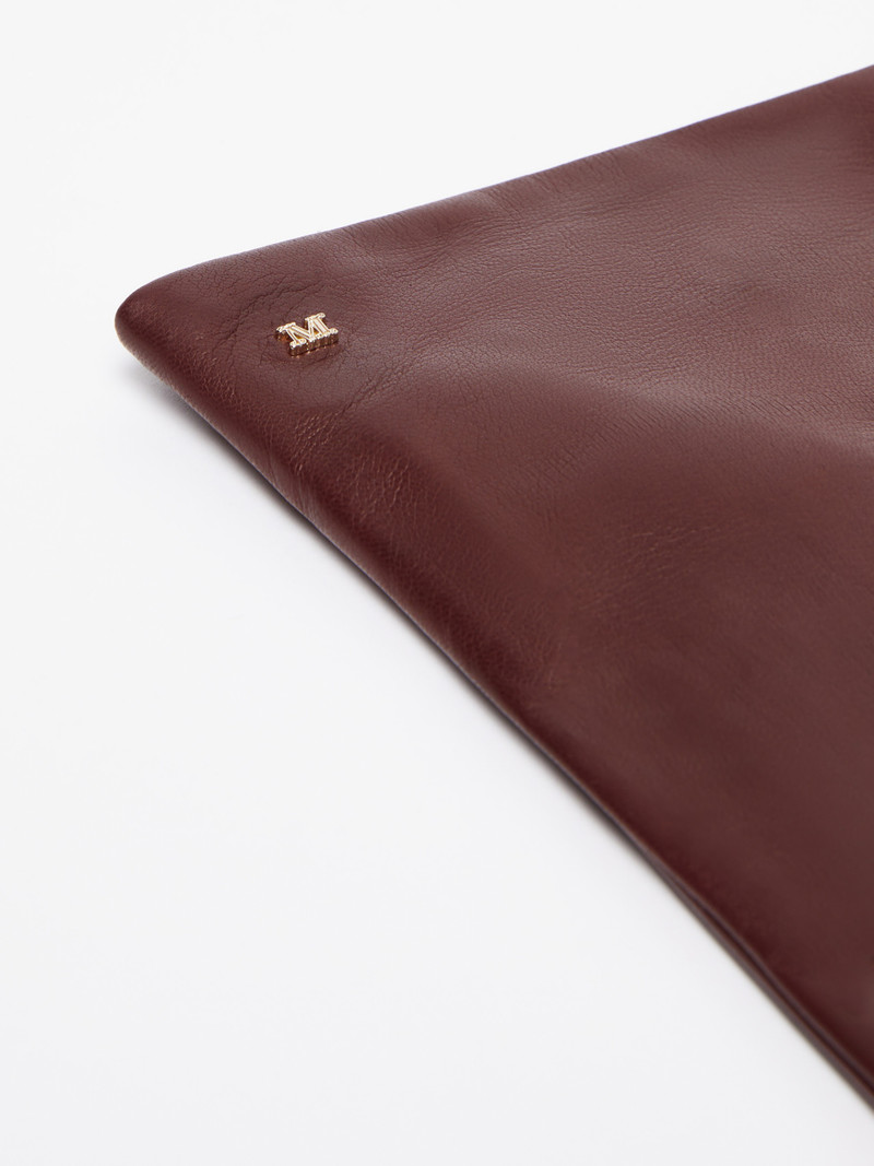 Max Mara AFIDEE Long nappa-leather gloves outlook