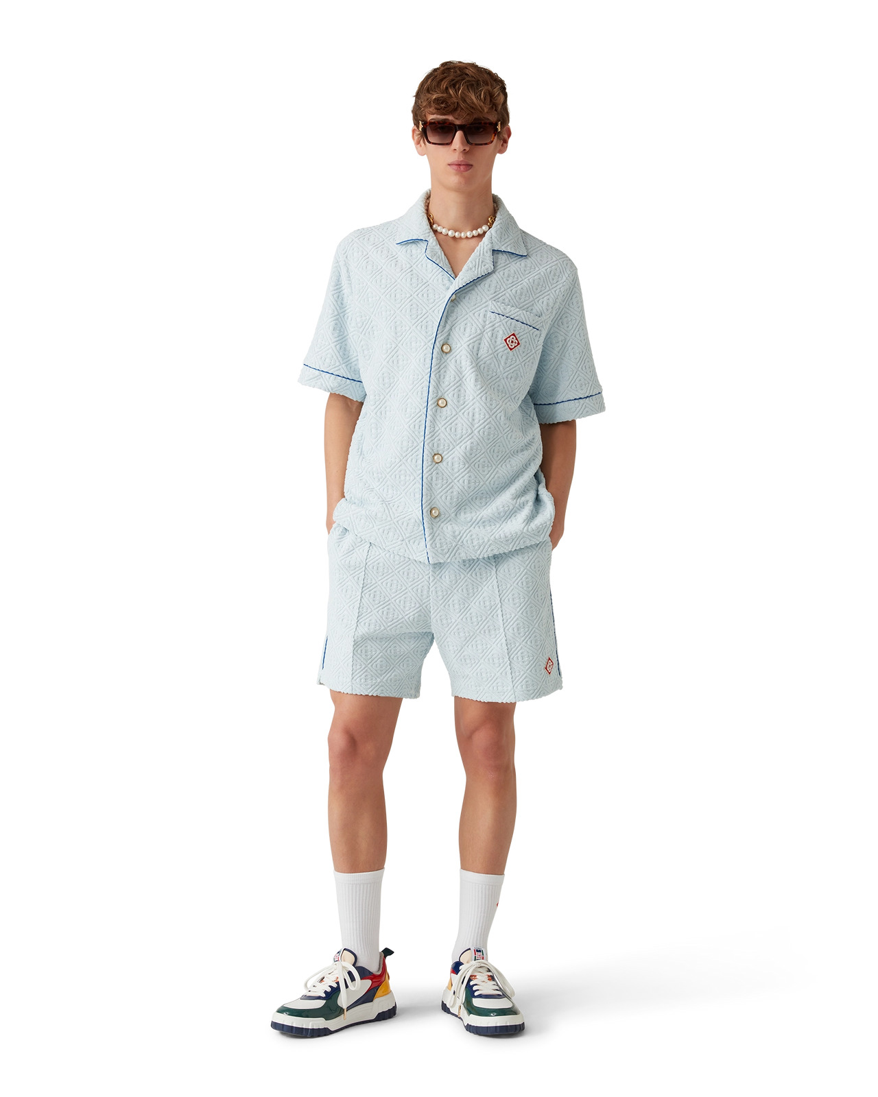 Monogram Towelling Shorts | Casablanca Paris - 7