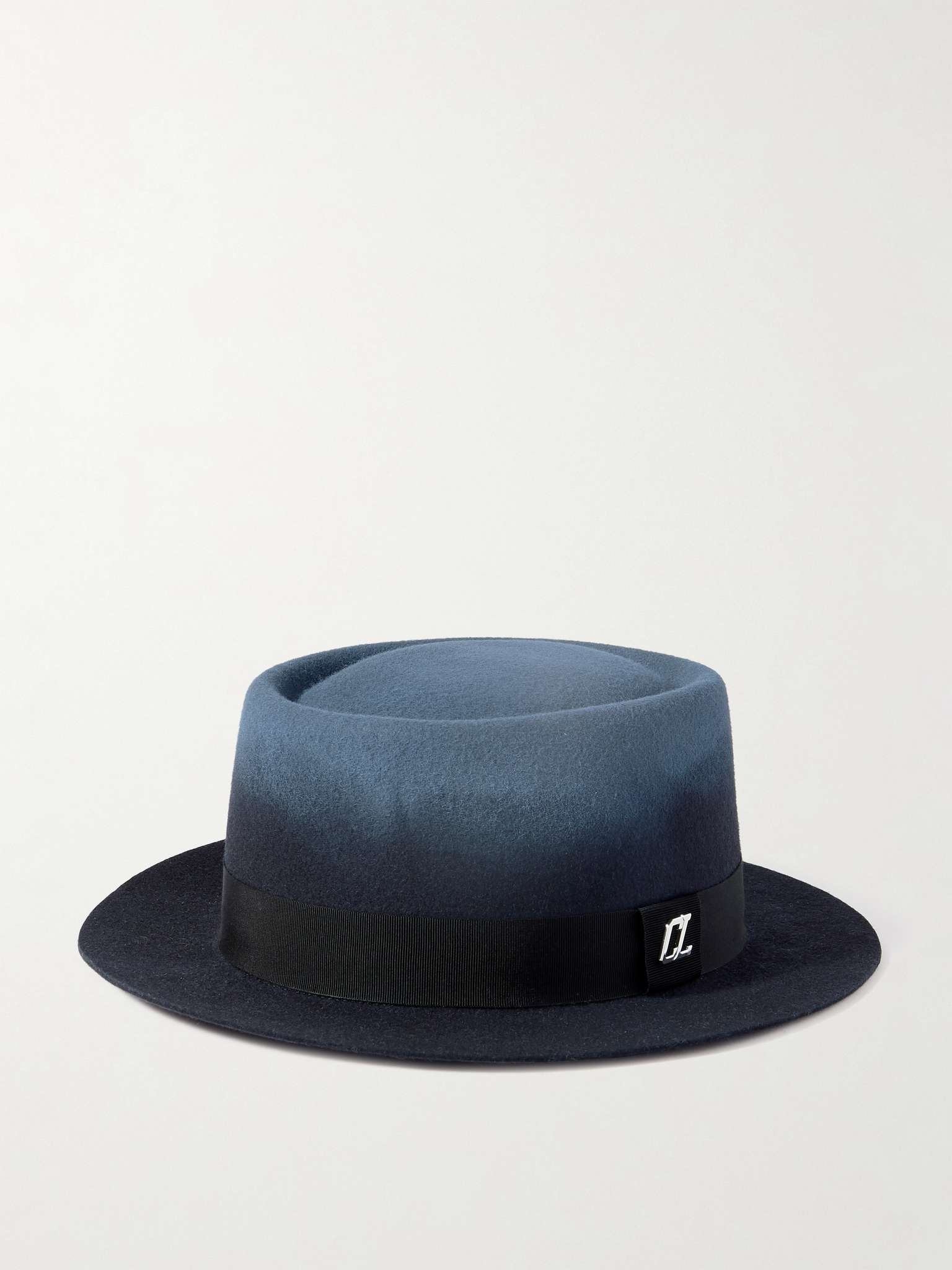 Andaloubi Grosgrain-Trimmed Merino Wool-Felt Fedora - 1