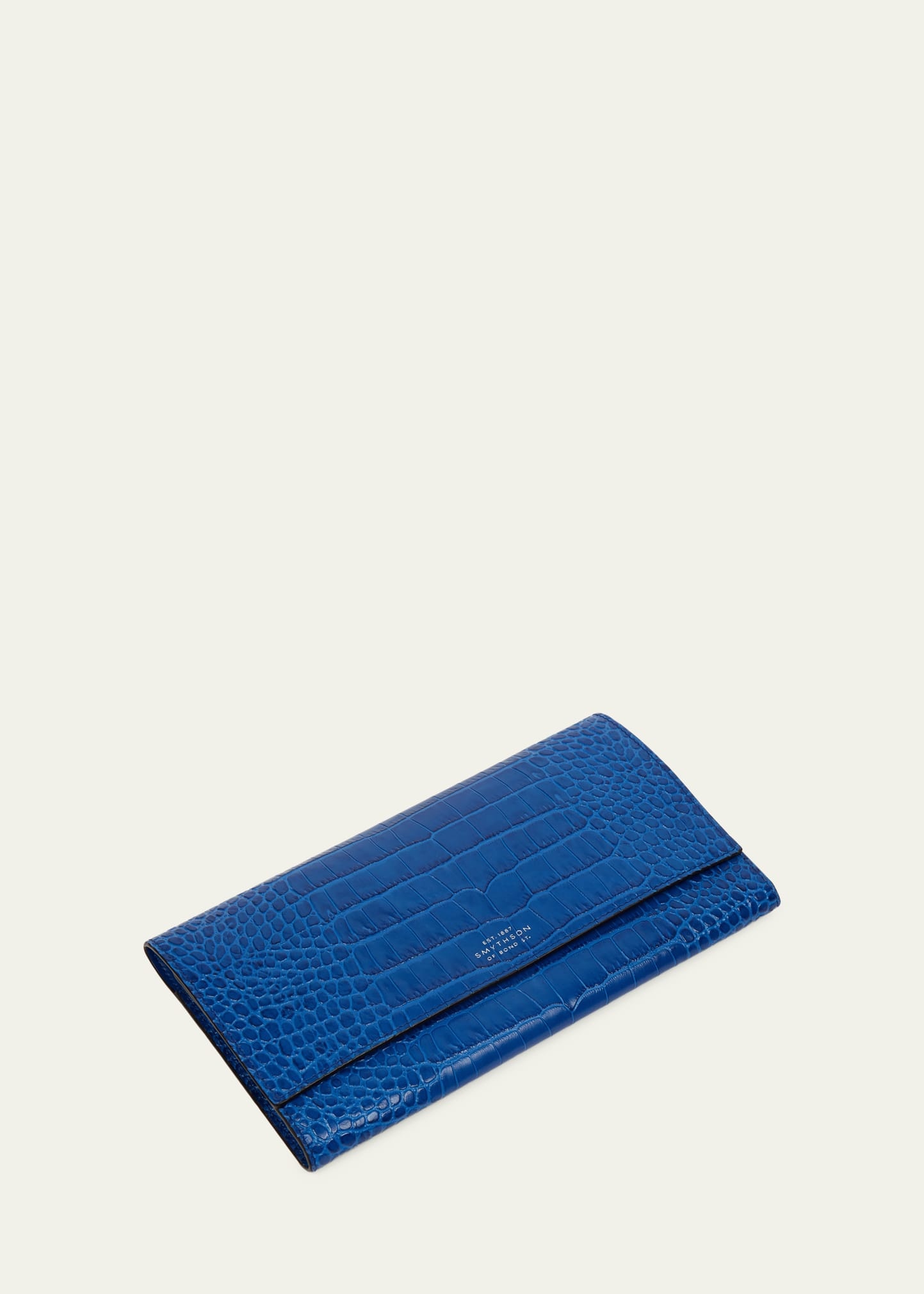 Marshall Travel Wallet in Mara Croc-Embossed Leather - 5