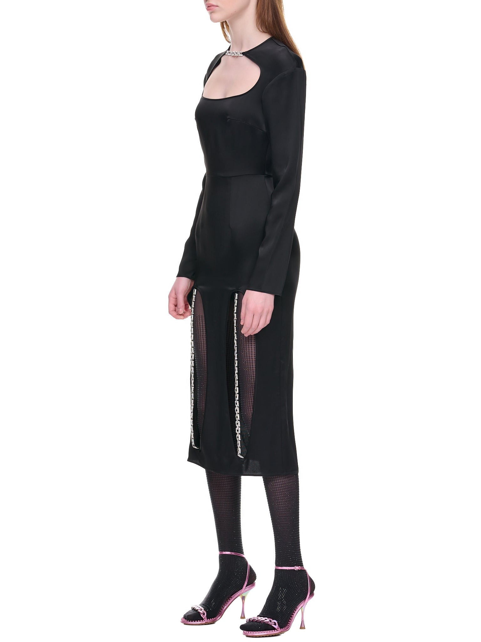 Suspense Cut-Out Chain Dress - 2