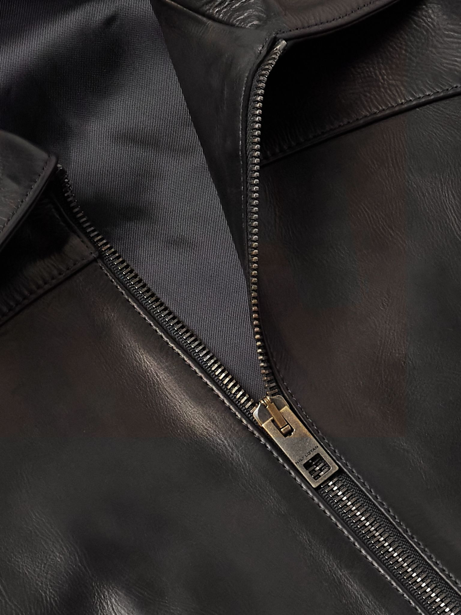 Hammond Leather Jacket Black - 5