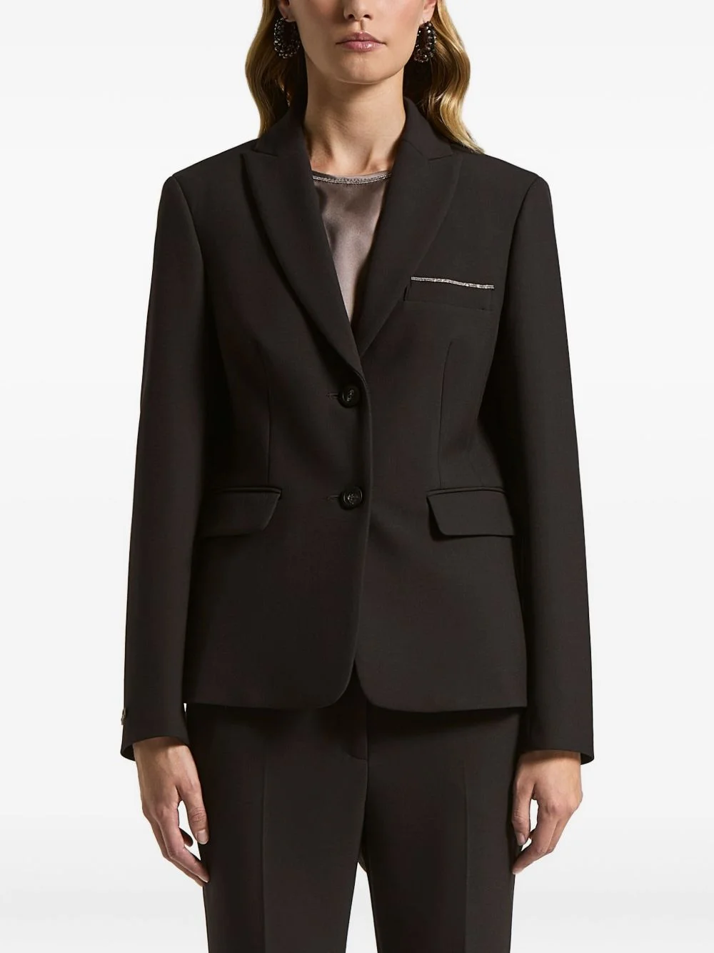 single-breasted blazer - 1