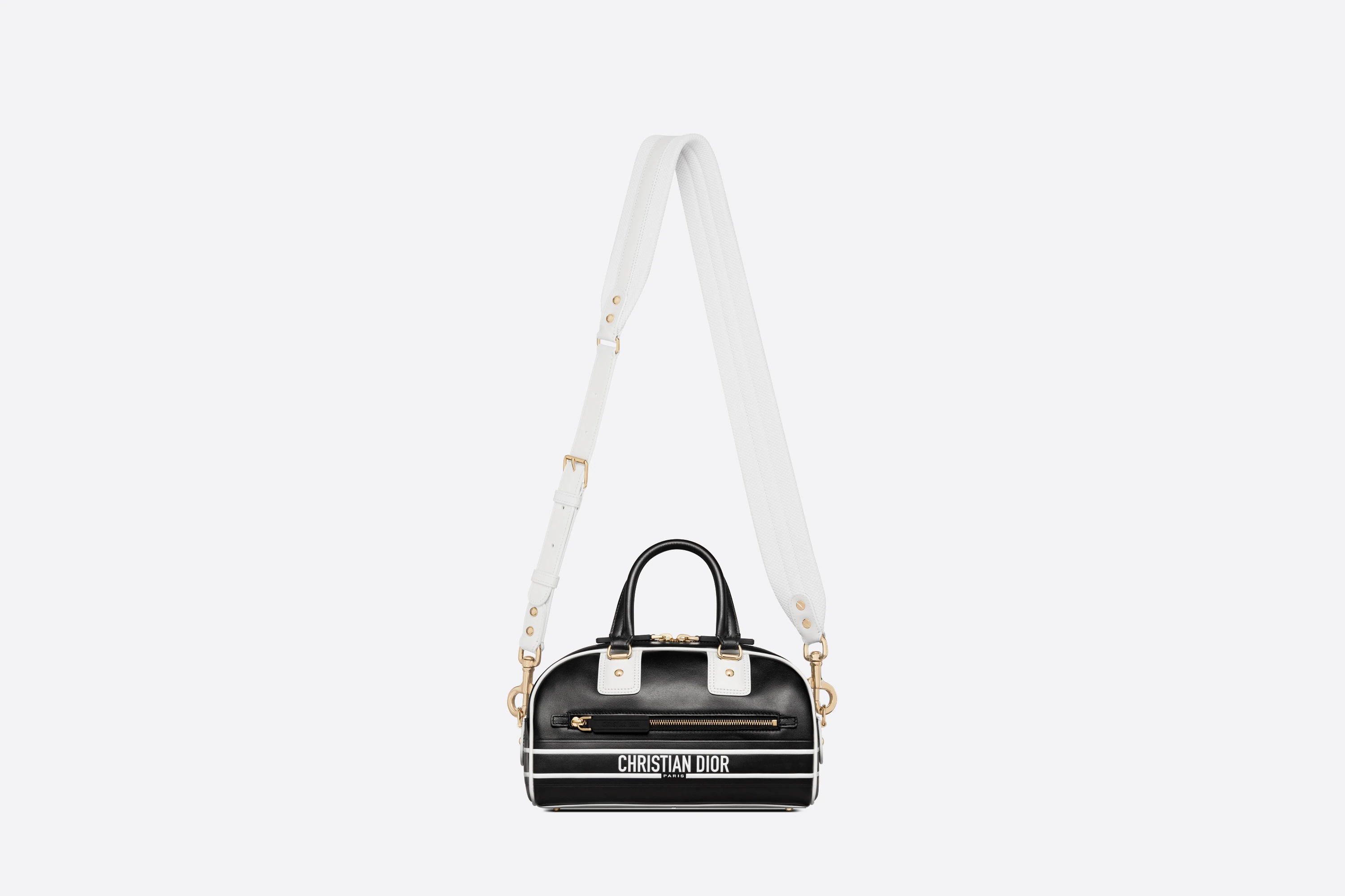 Small Dior Vibe Zip Bowling Bag - 4