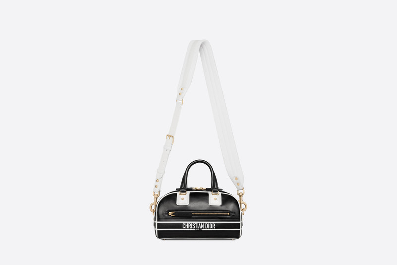 Small Dior Vibe Zip Bowling Bag 4
