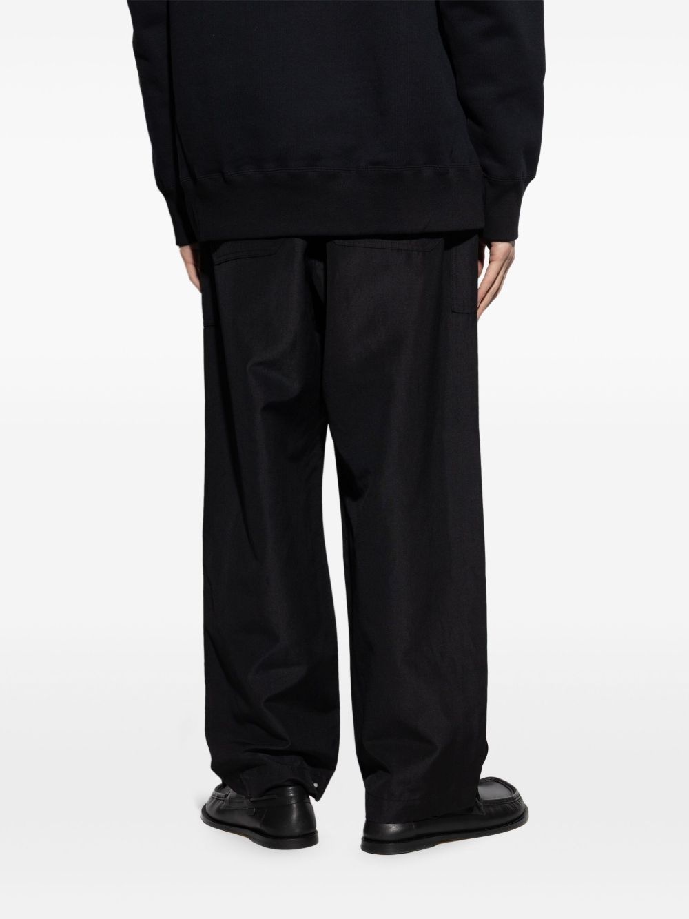 decorative button trousers - 4
