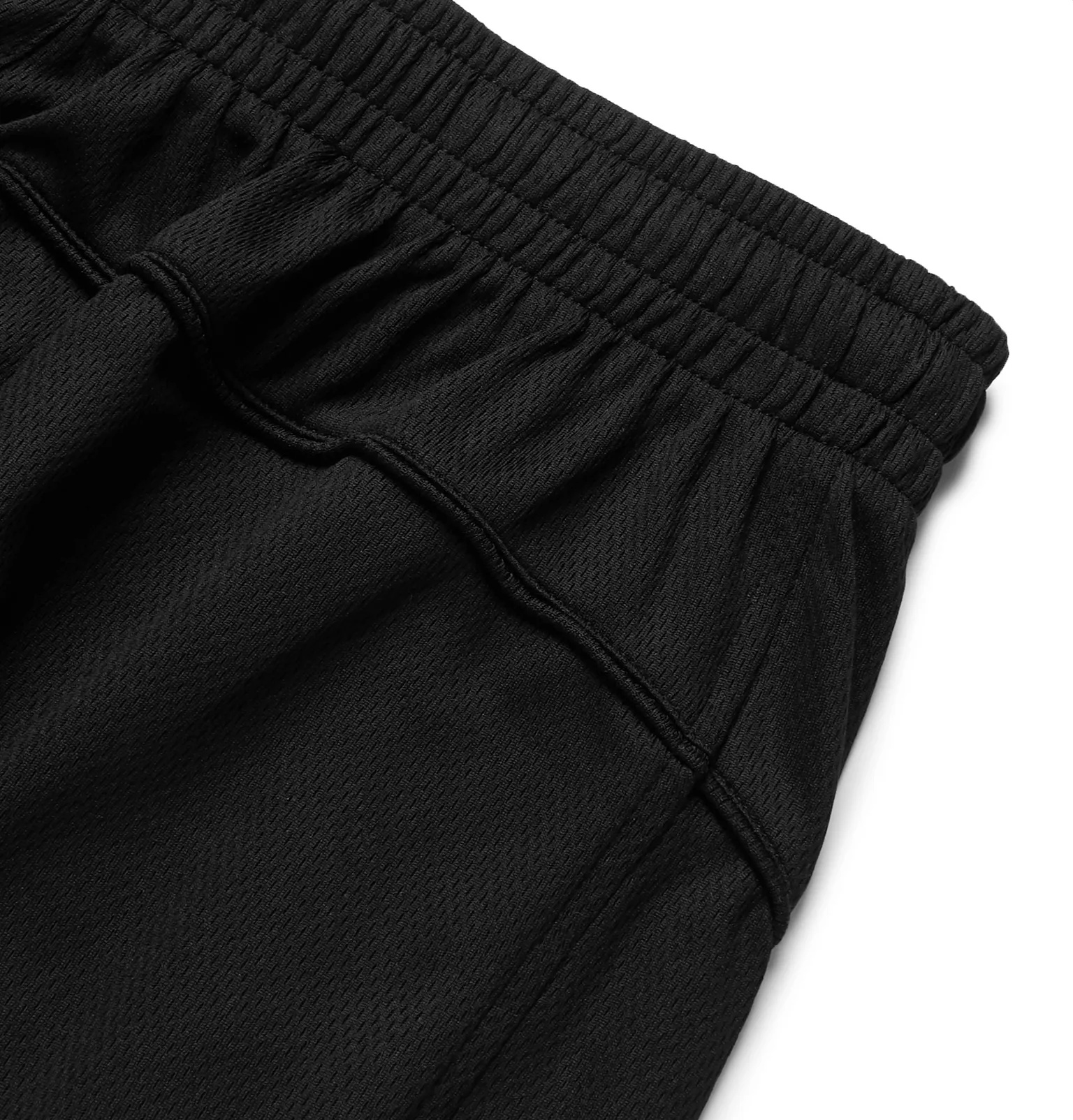 Wide-Leg Logo-Detailed Piped Perforated Shell Track Pants - 5