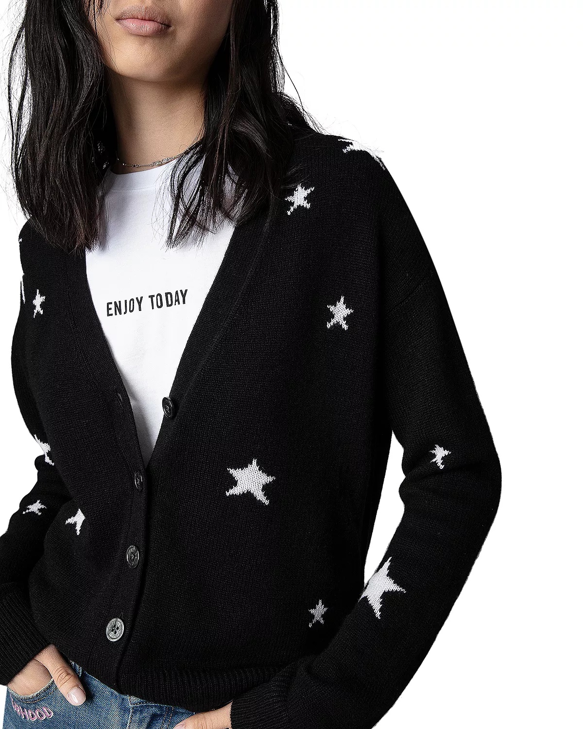 Mirka Star Print Sweater - 2