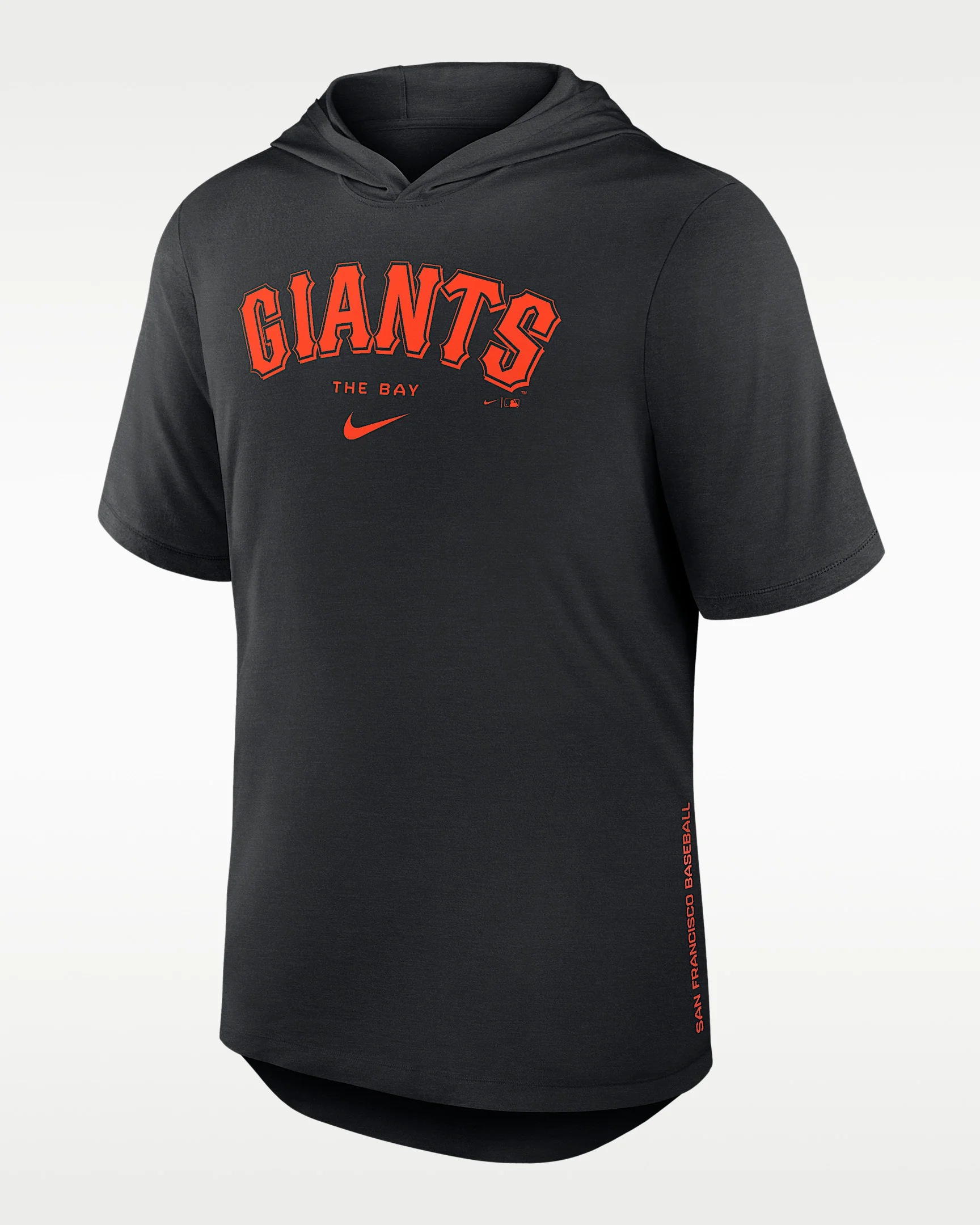 San Francisco Giants Arched Wordmark Men's Nike Dri-FIT MLB Hooded T-Shirt - 1