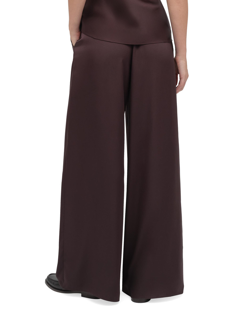 Women's The Everything Satin Wide-Leg Pants - Espresso 6