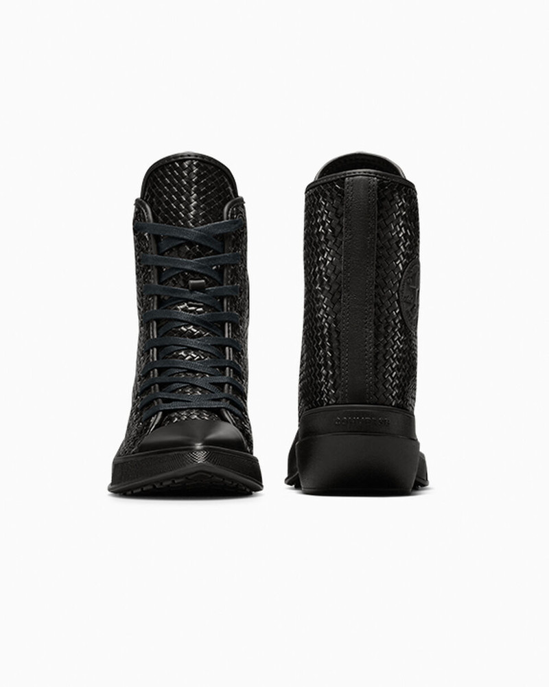 Chuck 70 De Luxe Pointed Platform Woven Leather 8