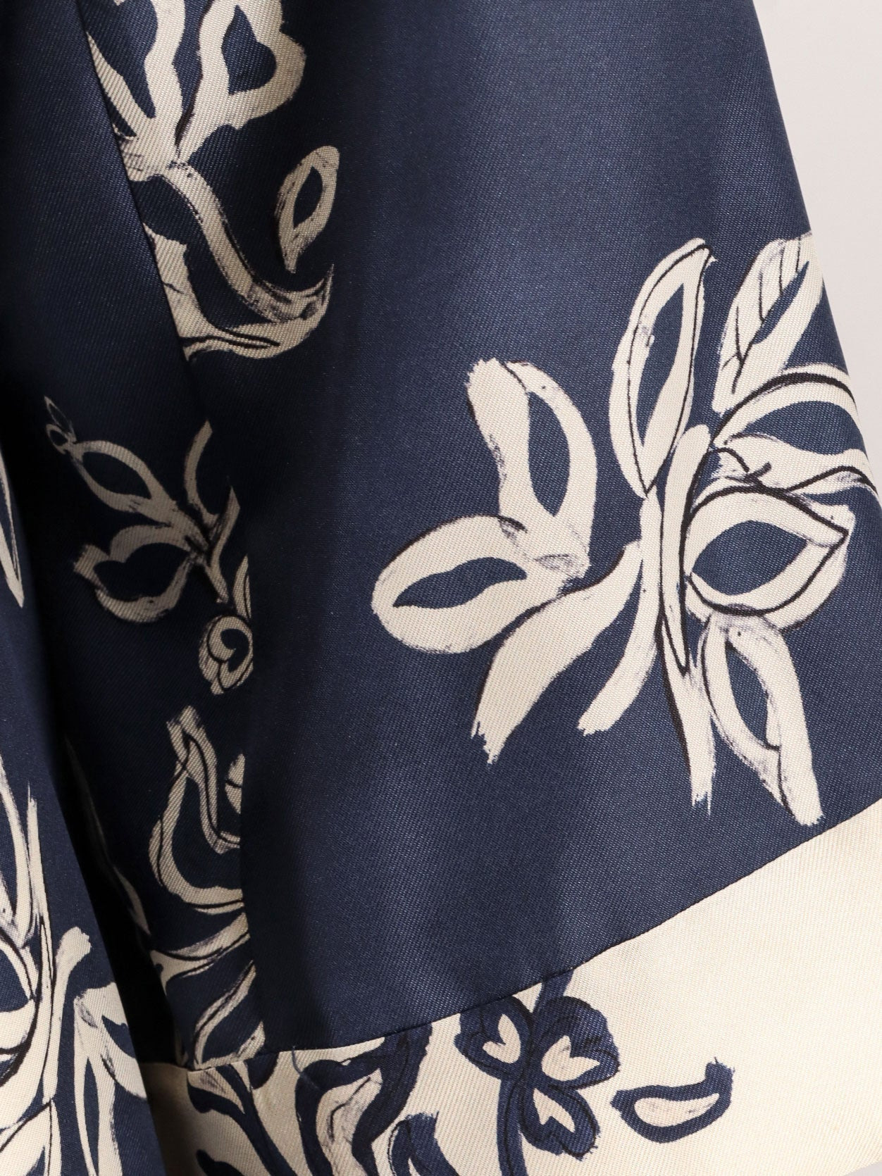 'S Max Mara Timeo Kaftan Silk Dress With Floral Print - 4
