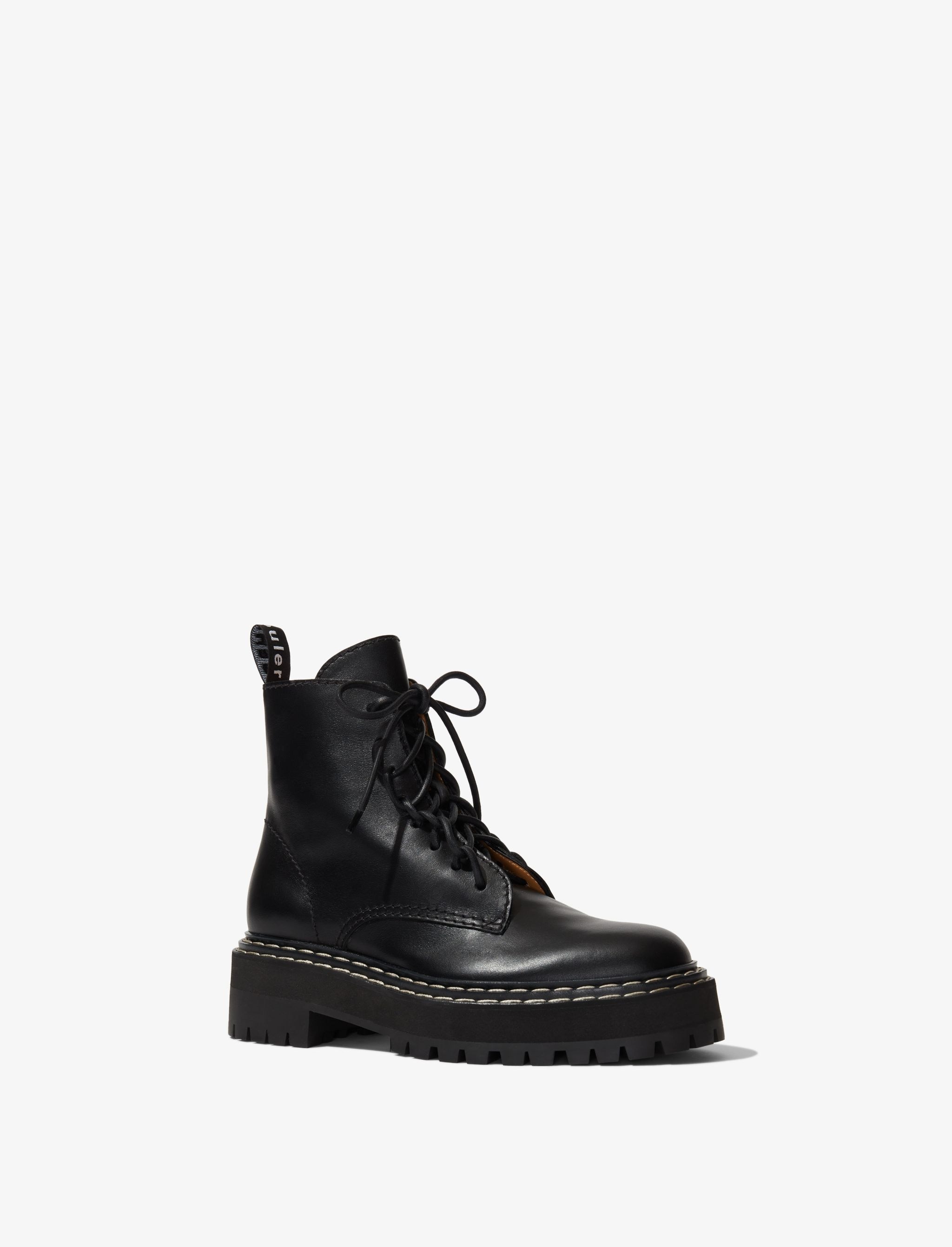 Lug Sole Combat Boots - 2