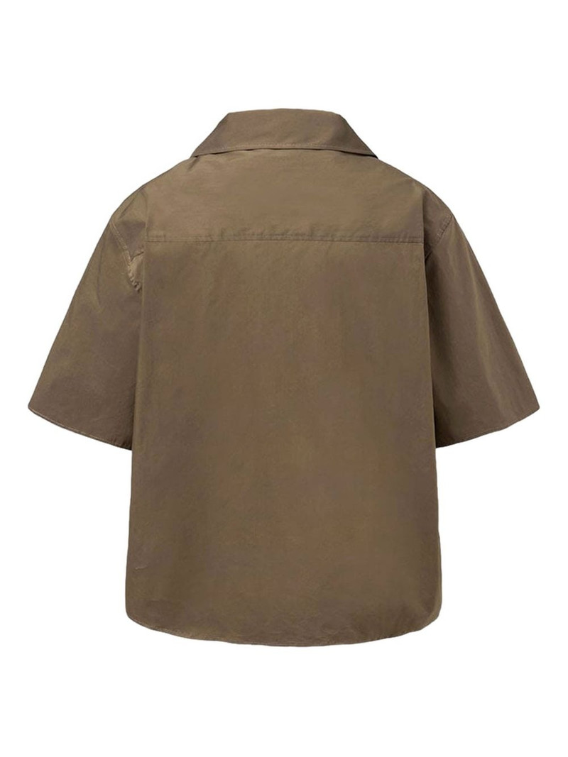 open-collar short-sleeve shirt 5