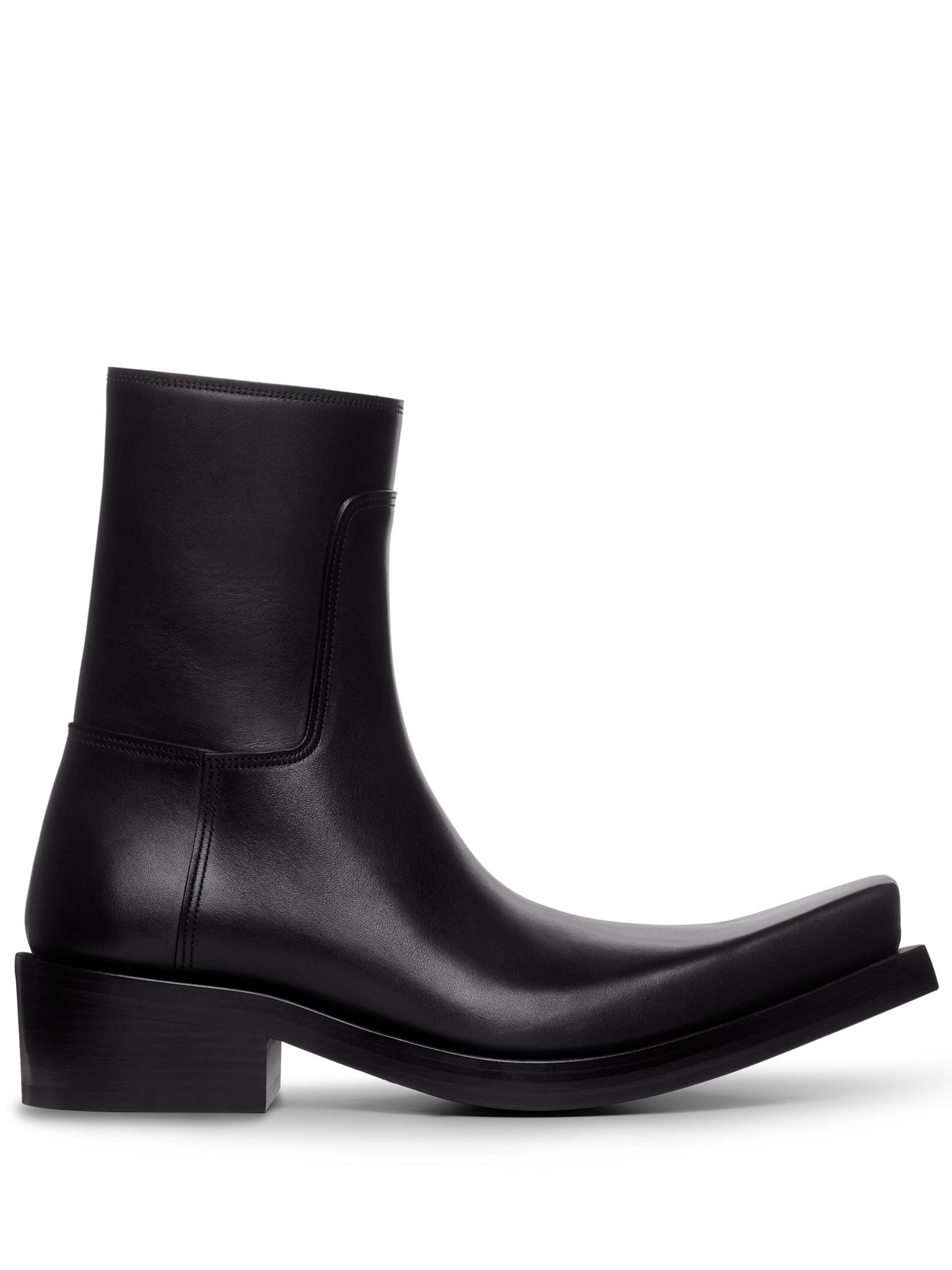 black Santiago leather boots - 1