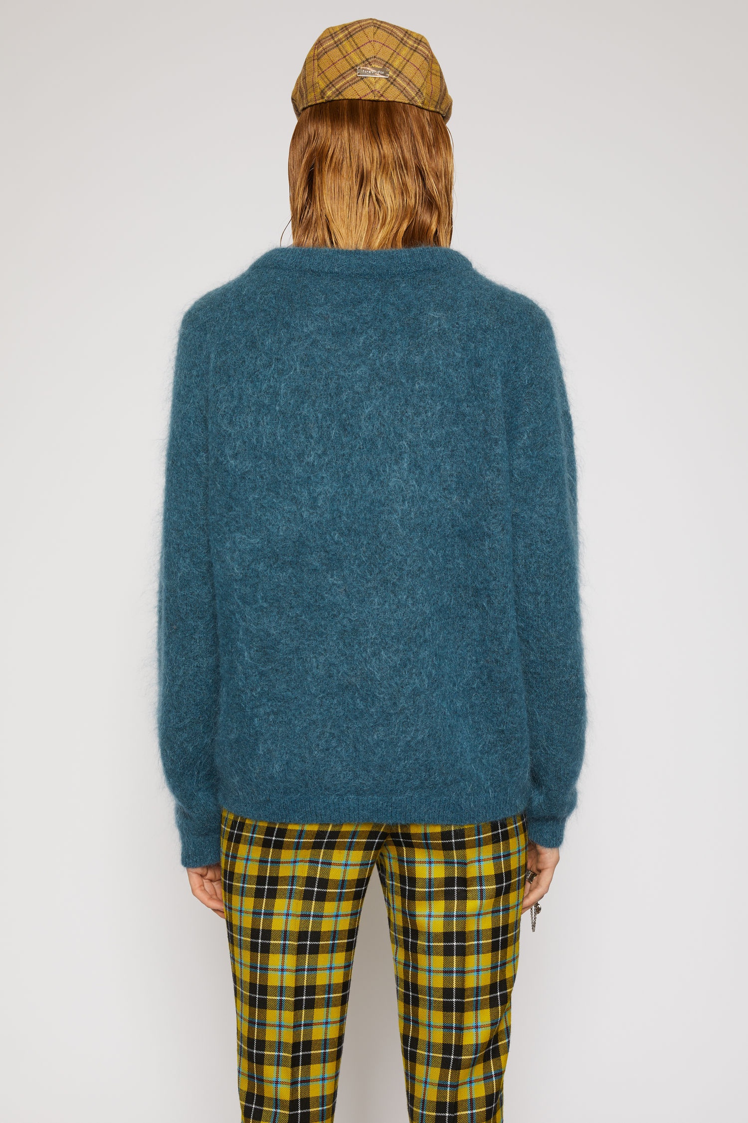 Crewneck sweater teal blue - 3