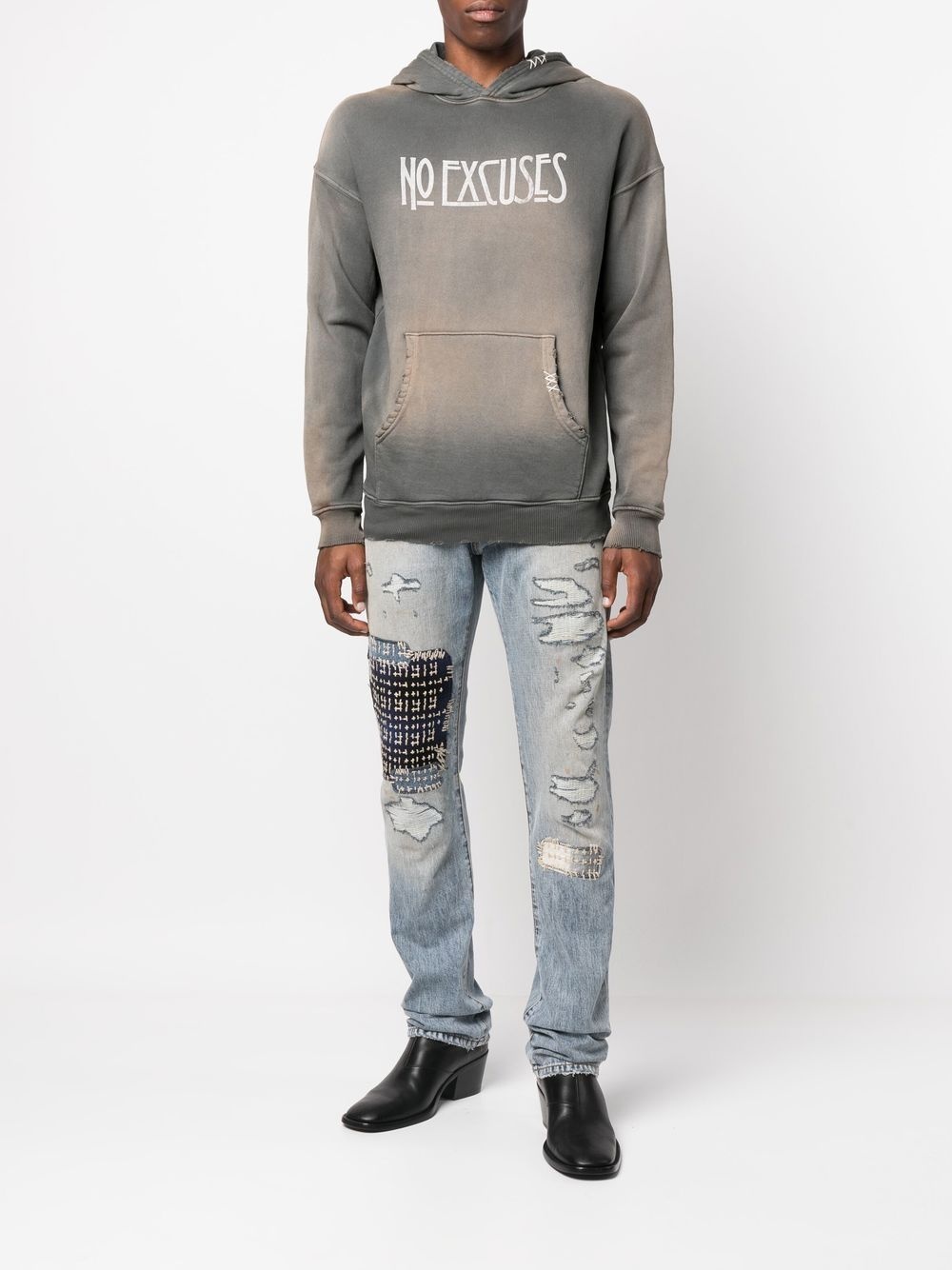 distressed-effect jeans - 2