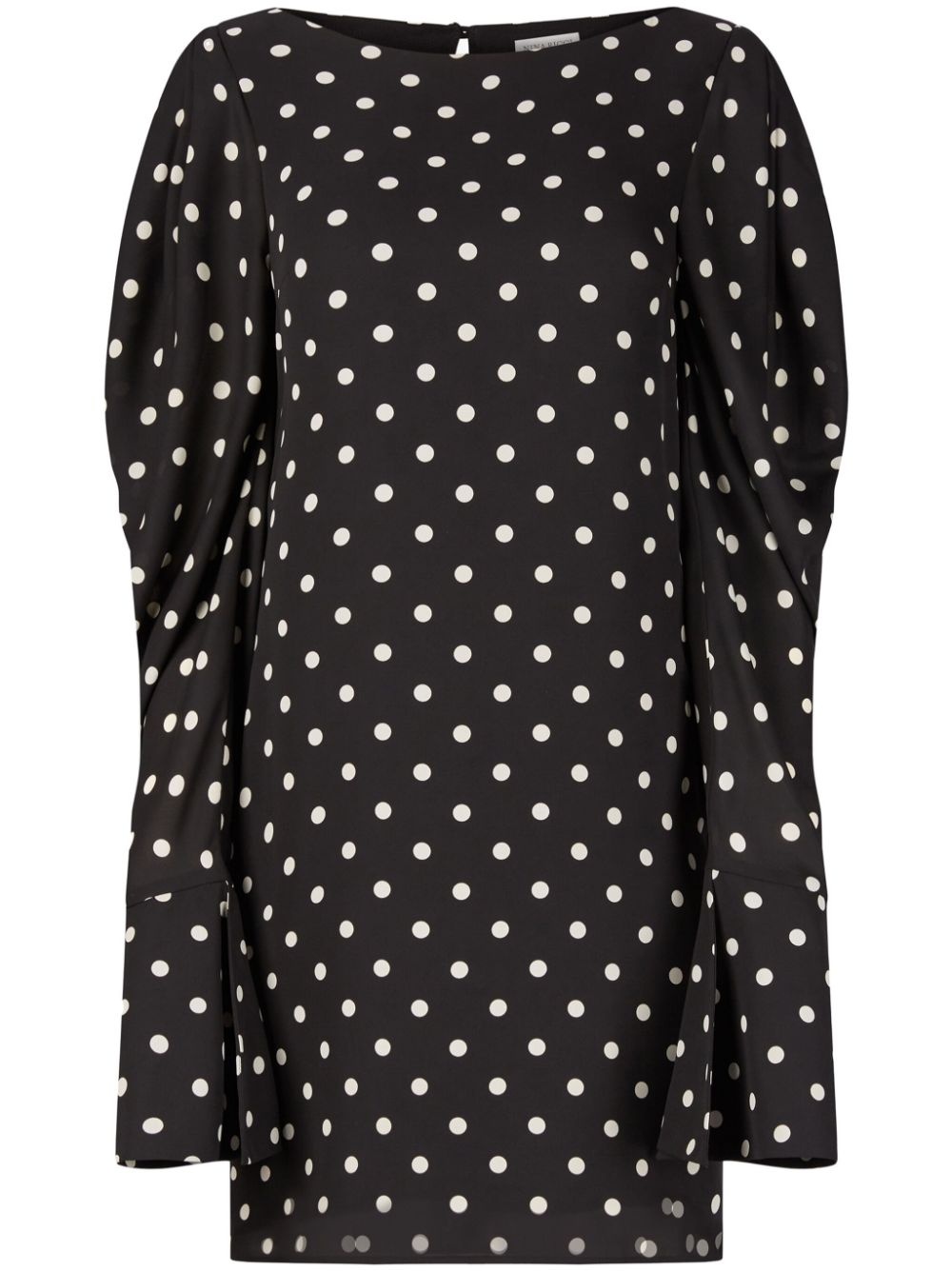 polka-dot print shift dress - 1