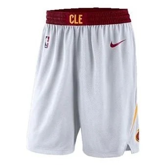 Nike NBA Cleveland Cavaliers 협회 Swingman 반바지 '화이트 레드'866791-100 - 1