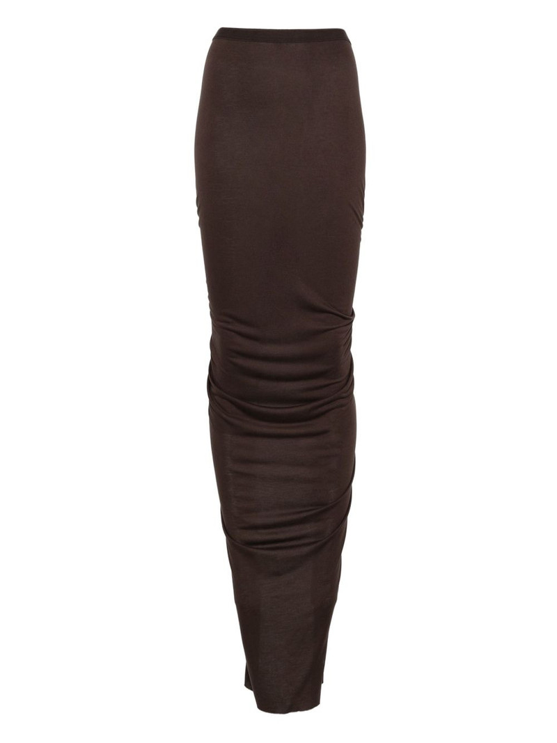 ruched midi skirt 1