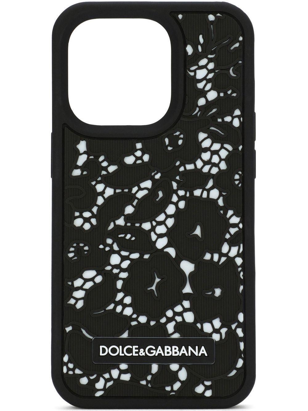 floral logo-patch iPhone Pro case - 1