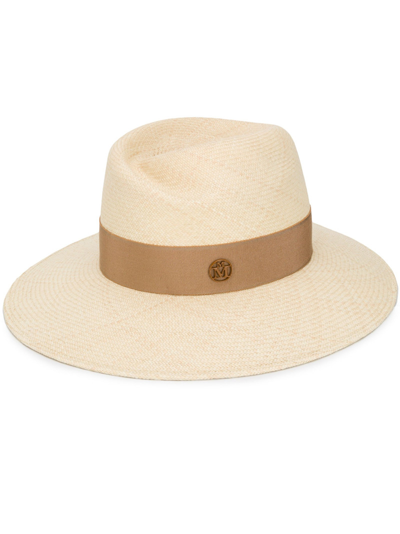 Virginie straw Fedora hat - 1