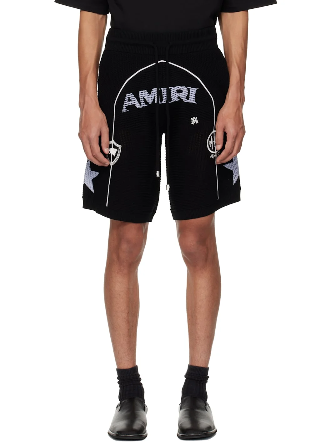 Black 'Amiri' Sport Shorts - 1