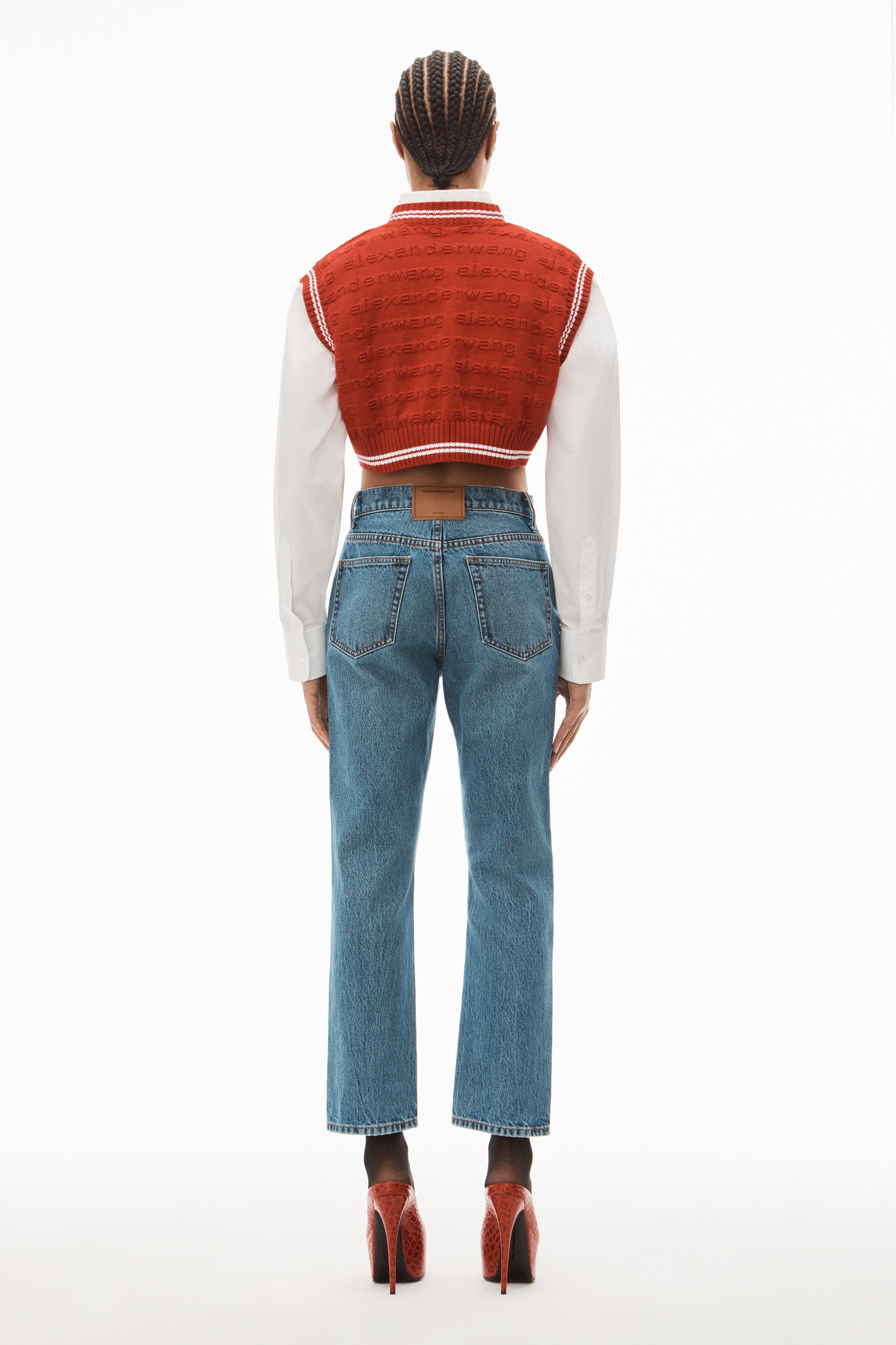 OG HIGH-RISE STOVEPIPE JEAN IN DENIM - 4