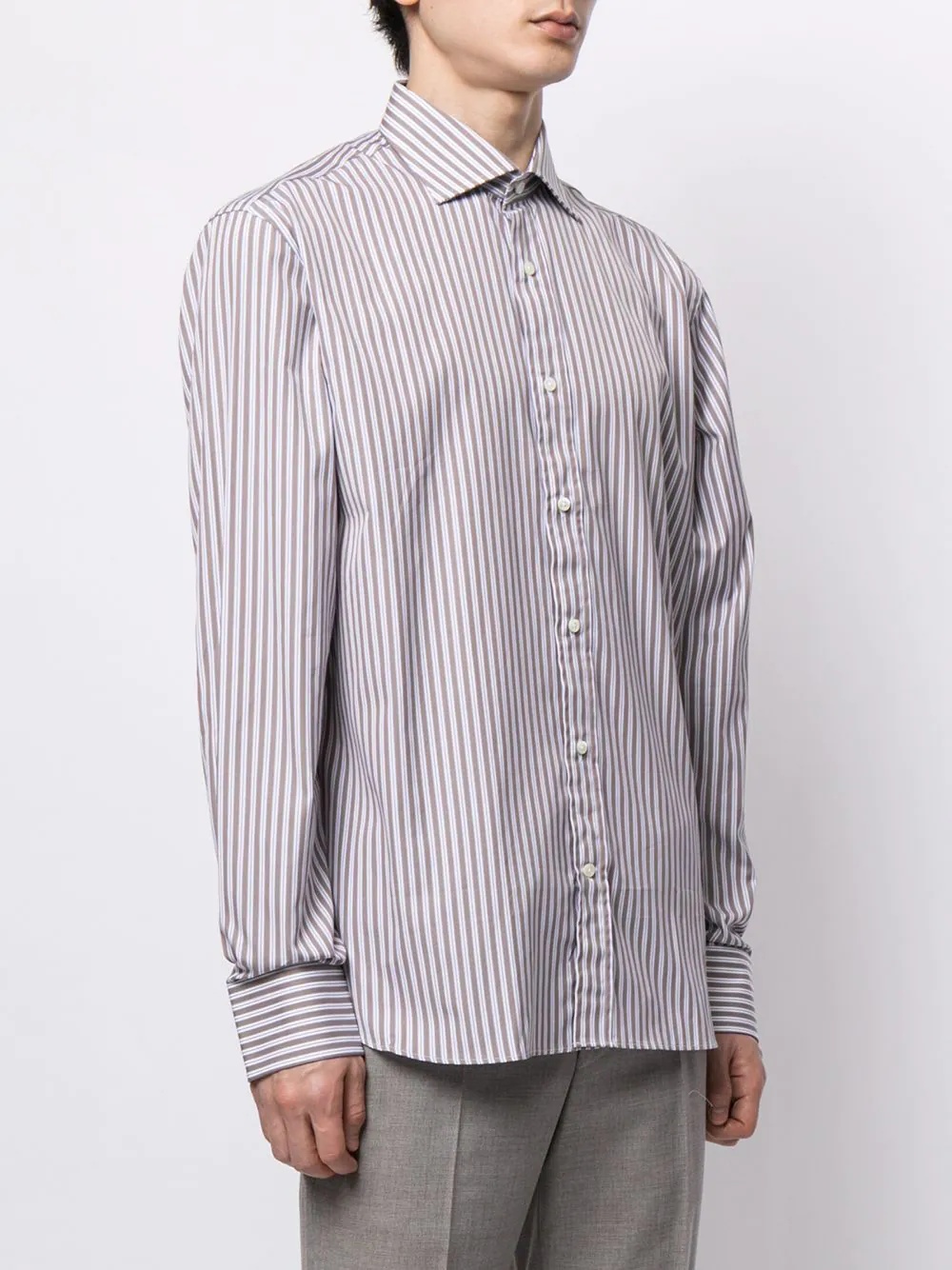 striped cotton shirt - 3