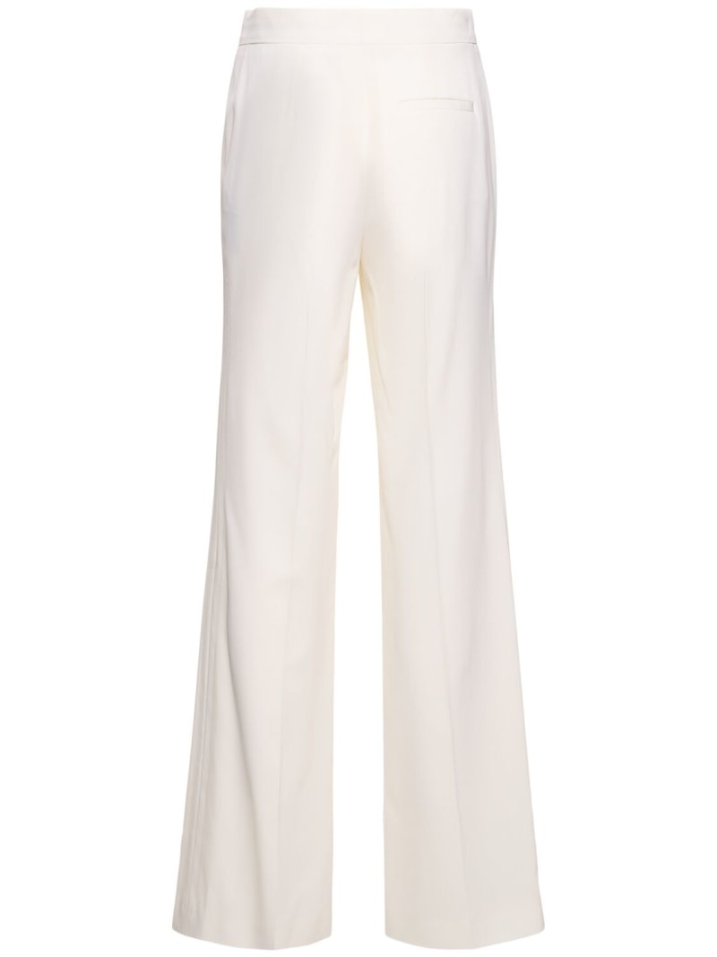 Tailored wool blend flared pants - 5