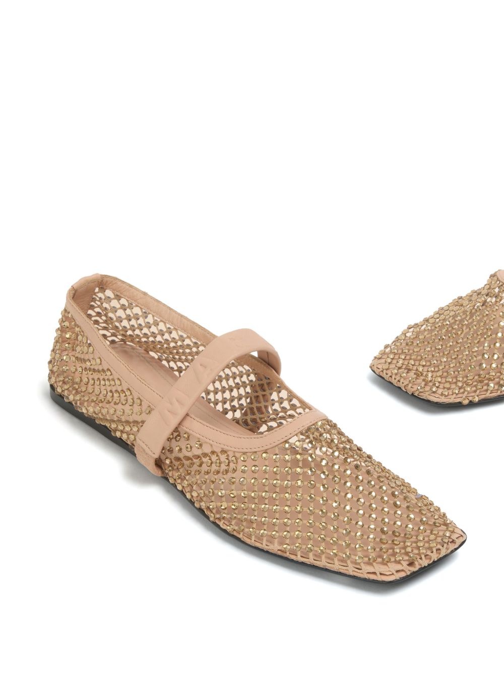 mesh ballerina shoes - 5