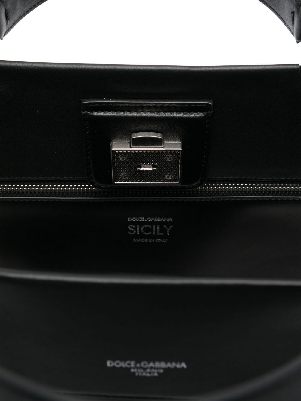 leather-trim tote bag - 5