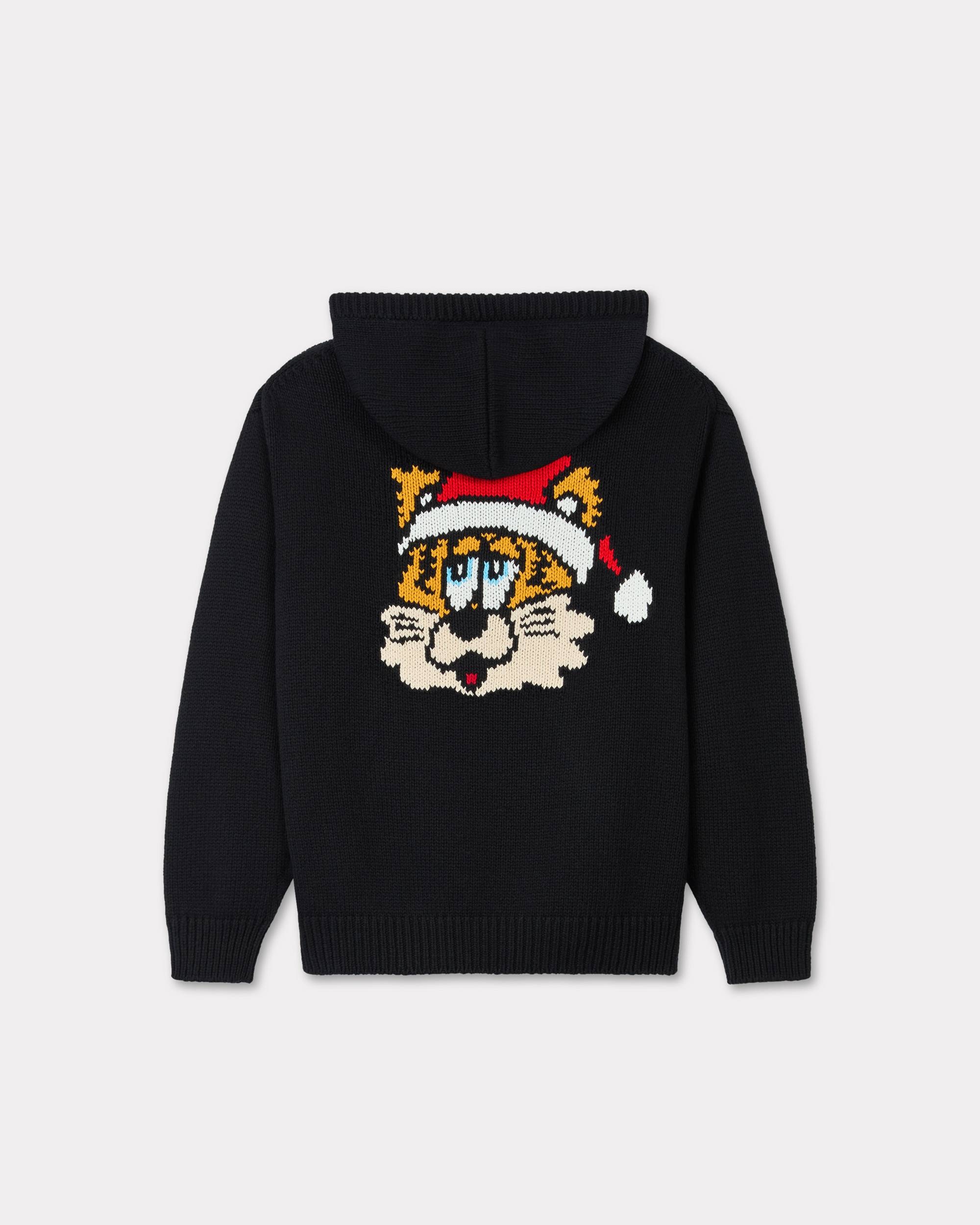 KENZO 'KENZO VERDY MARKET' genderless knitted hoodie in wool